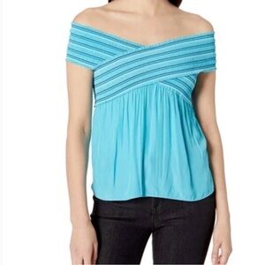 Ramy Brook Charley Smocked Top